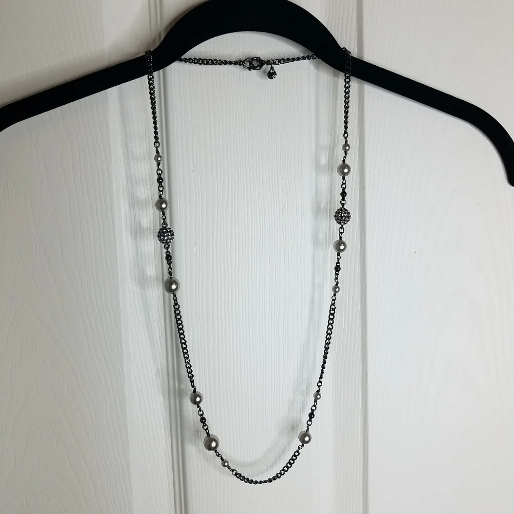 J. Crew necklace Silverstone, sparkle, party, holiday
